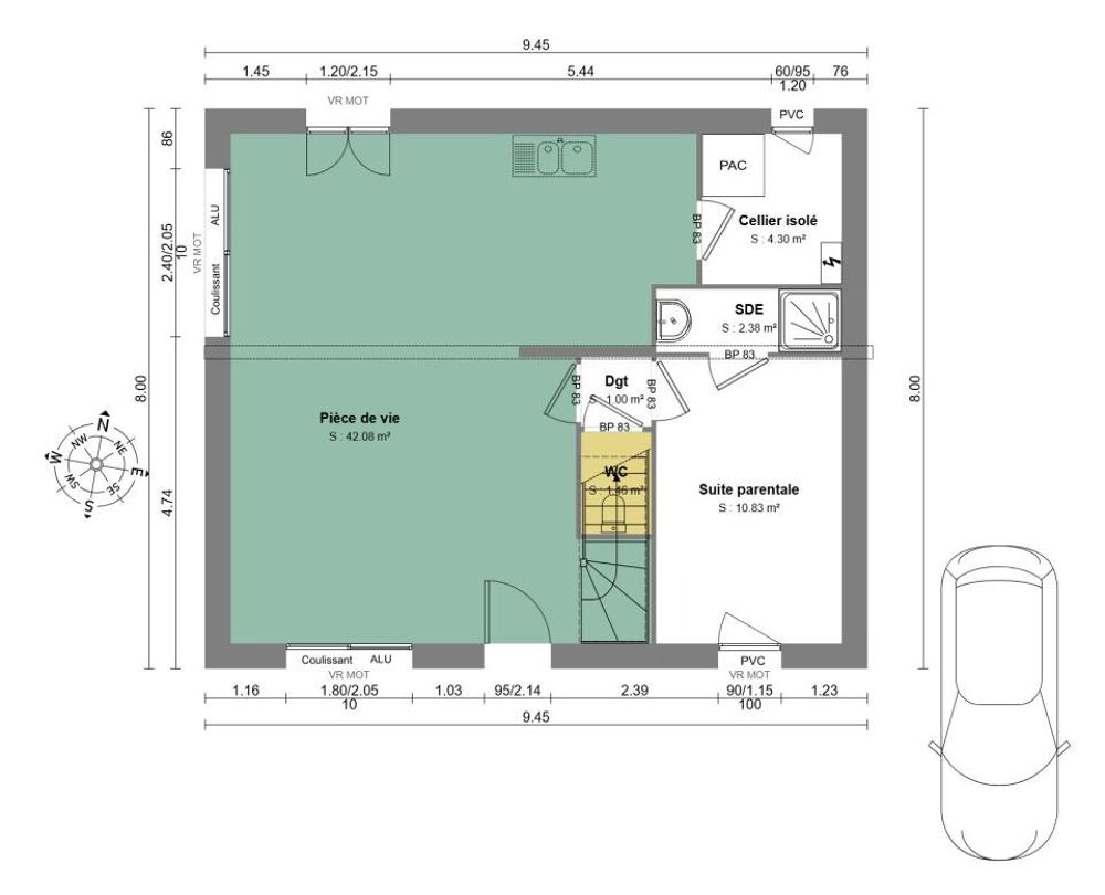 MAISON À CONSTRUIRE DE 120 M² IDÉALEMENT SITUÉE À SAINT-....