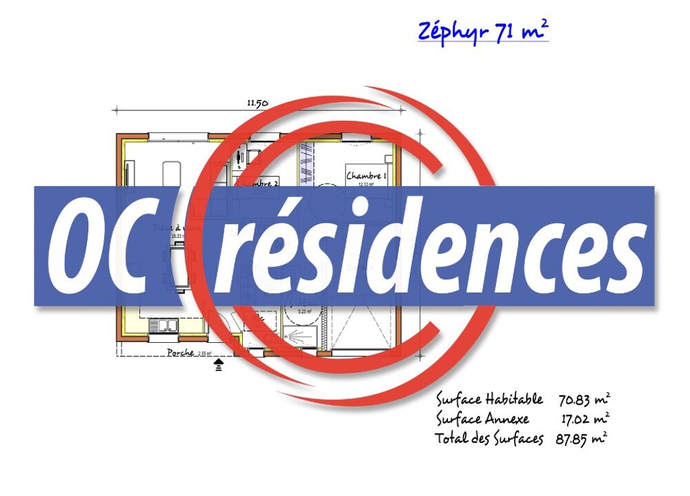 vente Maison - 4 pièce(s) - 72 m² Gardouch (31290)
