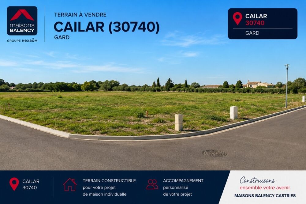 vente Terrain - 241 m² Le Cailar (30740)