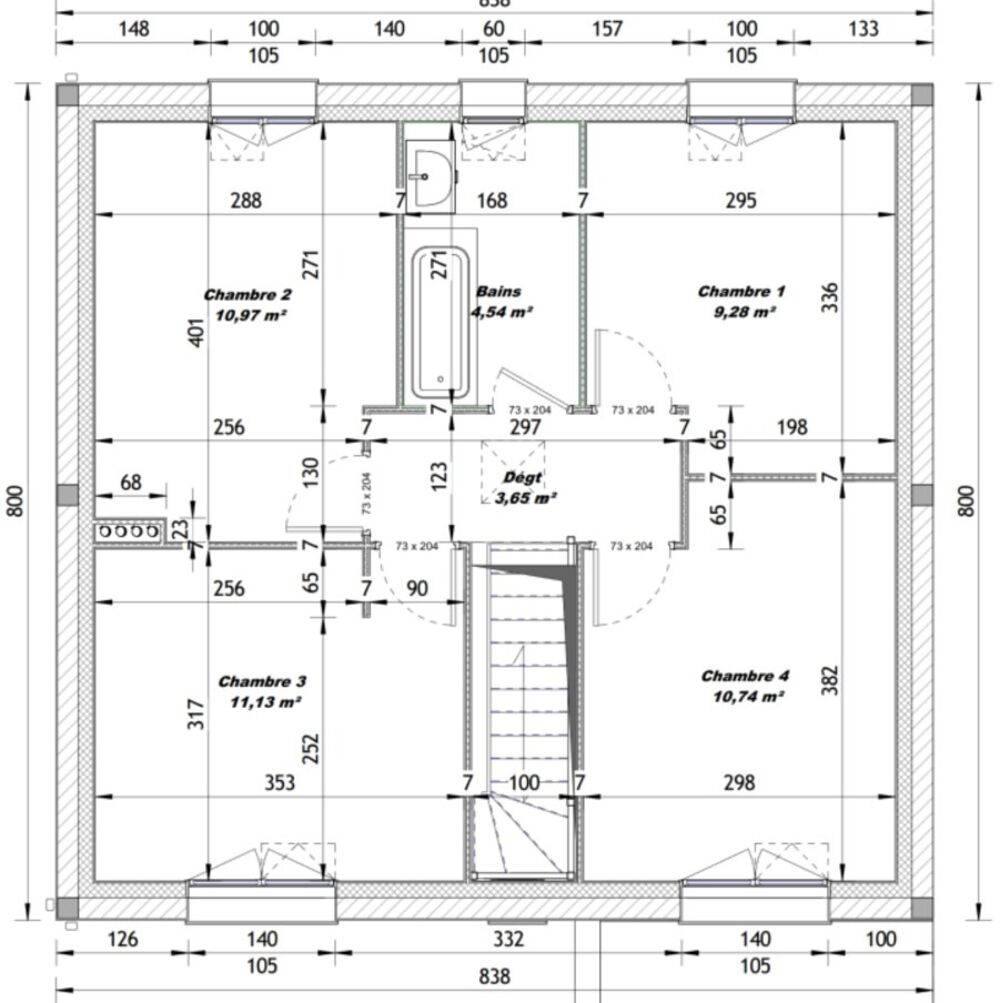 vente Maison - 5 pièce(s) - 91 m² Évin-Malmaison (62141)