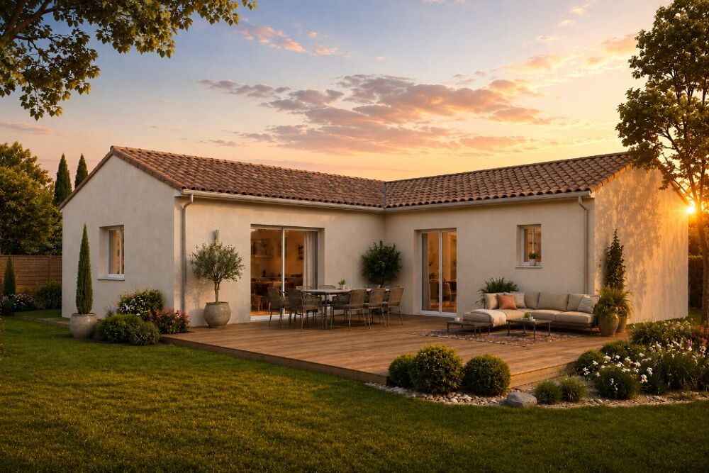 MAISON À CONSTRUIRE DE 85 M² IDÉALEMENT SITUÉE À ARVERT<....
