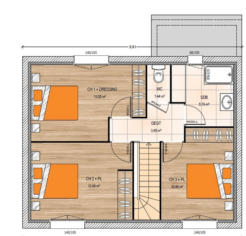 vente Maison - 5 pièce(s) - 87 m² Juigné-sur-Loire (49610)