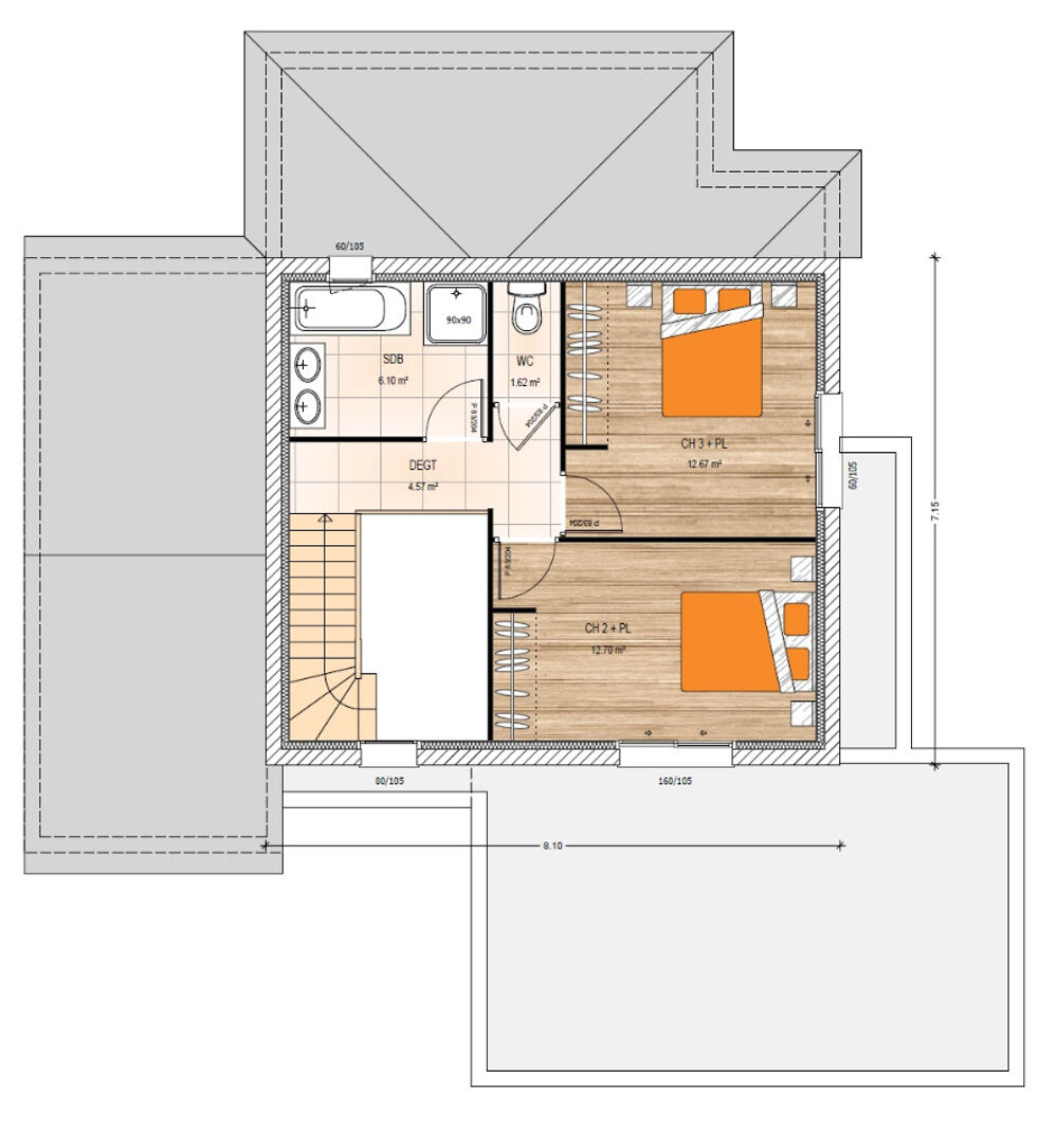 vente Maison - 6 pièce(s) - 136 m² Riaillé (44440)