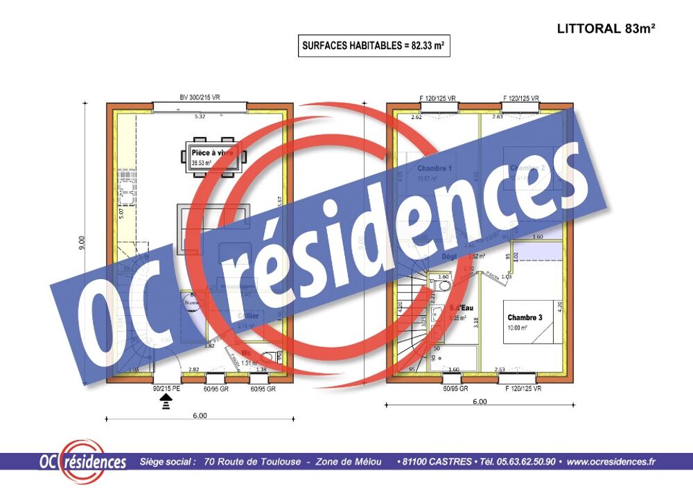 vente Maison - 4 pièce(s) - 82 m² Labastide-Saint-Georges (81500)