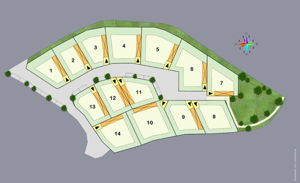 vente Terrain - 410 m² Comps (30300)