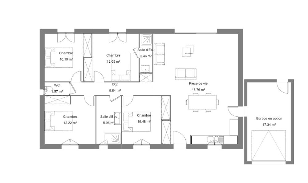 vente Maison - 5 pièce(s) - 105 m² Draguignan (83300)