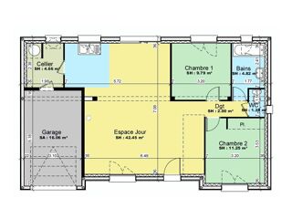  Maison � vendre 4 pi�ces 76 m�