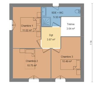  Maison à vendre 4 pièces 75 m²