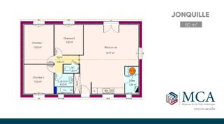  Maison à vendre 4 pièces 80 m²