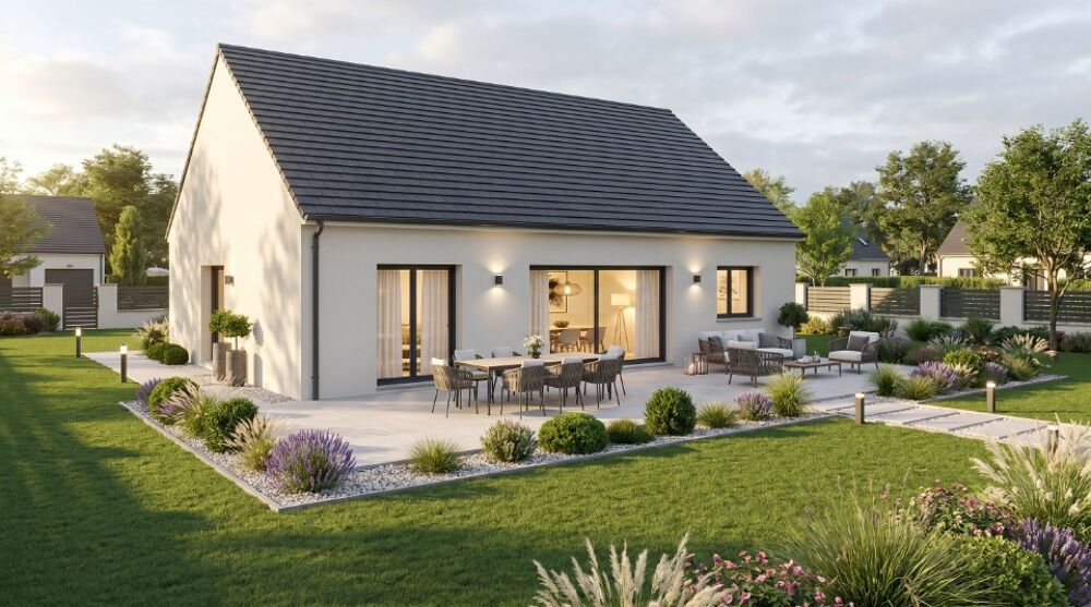 MAISON À CONSTRUIRE DE 70 M² AVEC 3 PIÈCES PROCHE DE CHÂ....