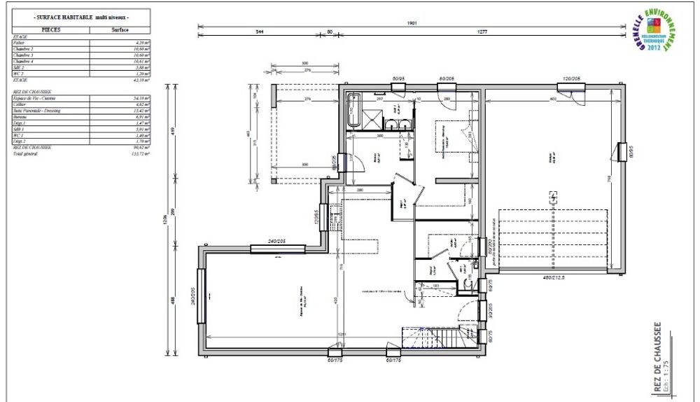 vente Maison - 4 pièce(s) - 133 m² Coëx (85220)