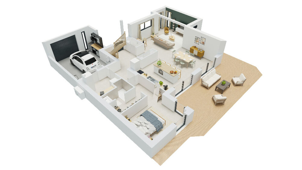 vente Maison - 6 pièce(s) - 150 m² Boiry-Becquerelle (62128)