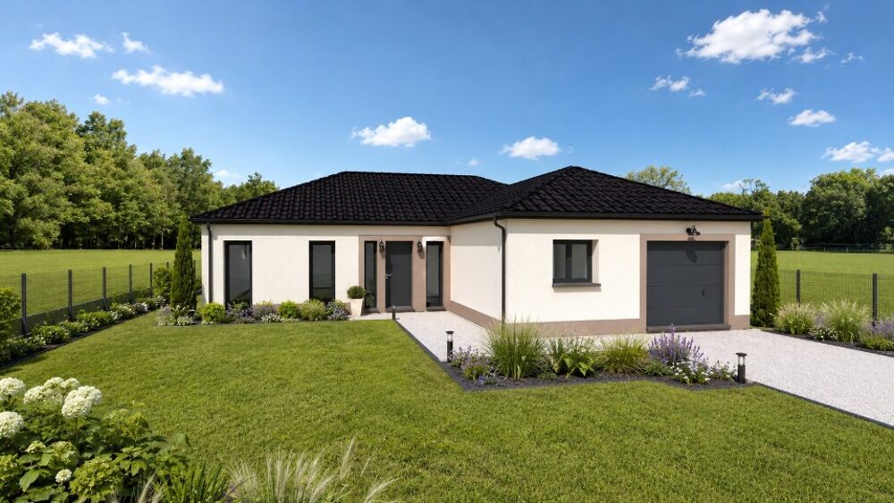 Maison neuve de plain-pied de 105 m² à construire à Bert....