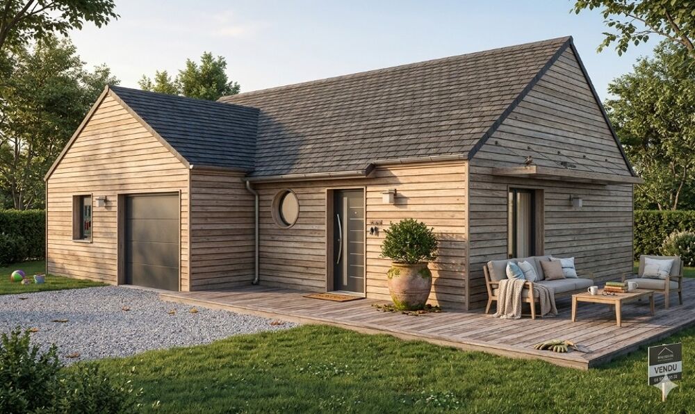 MAISON BOIS À CONSTRUIRE DE 90 M² DANS UN EMPLACEMENT PR....