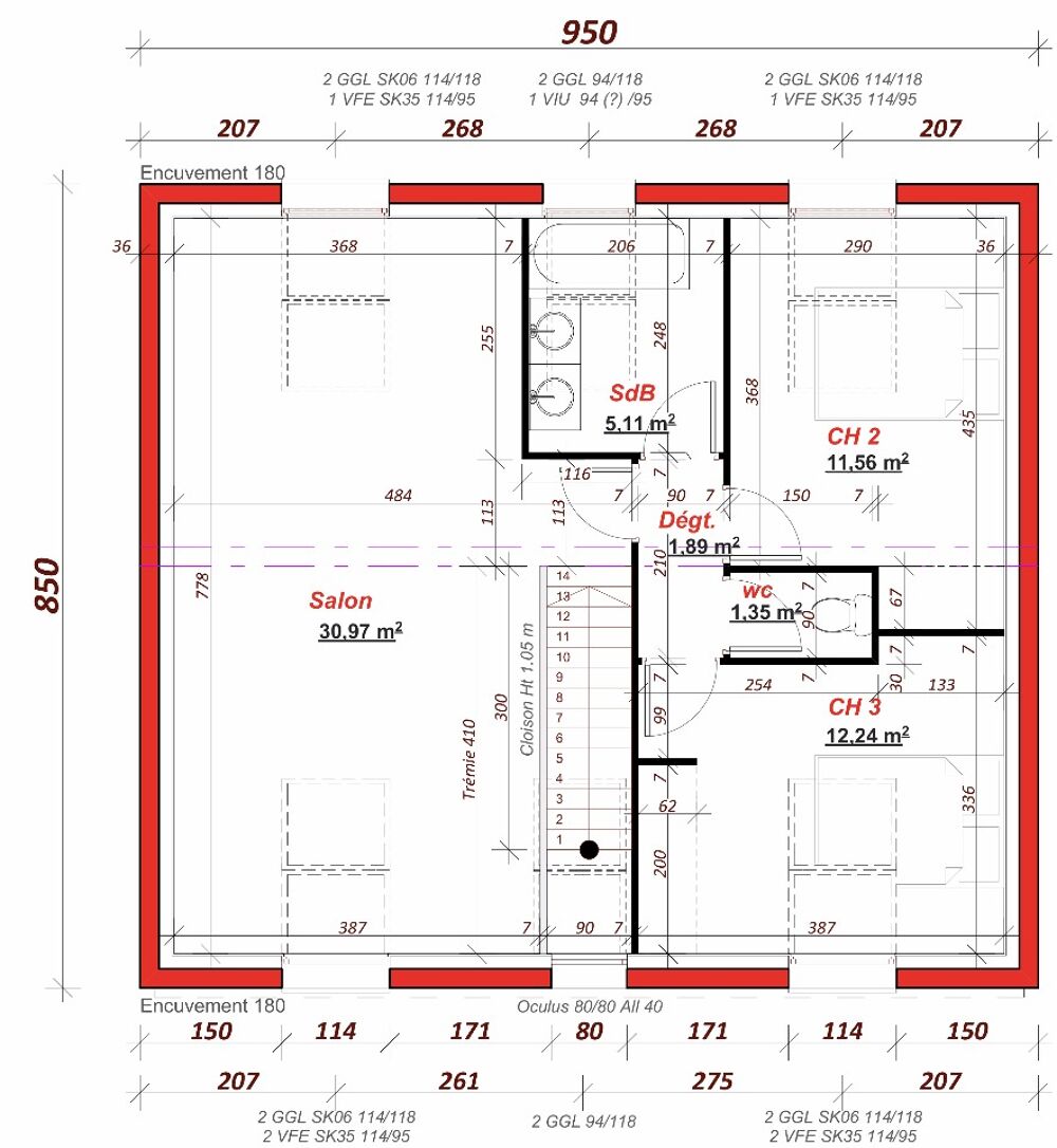 vente Maison - 5 pièce(s) - 130 m² Champs-sur-Marne (77420)