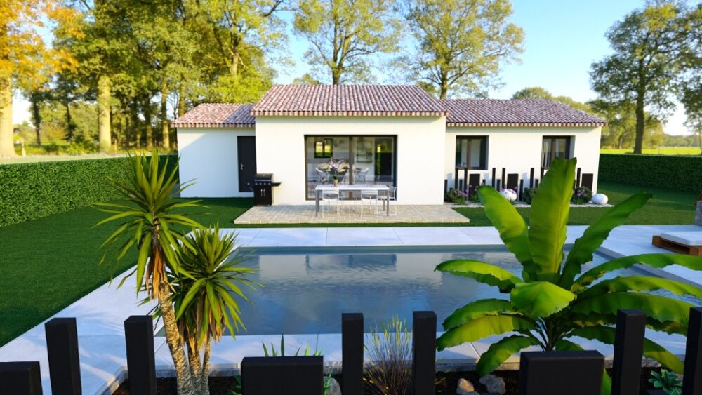 une maison simple d'architecture mais bien pensée aux ni....