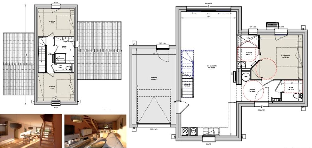 MAISON À CONSTRUIRE DE 80 M² À BRETONNILLES-SUR-MER AVEC....