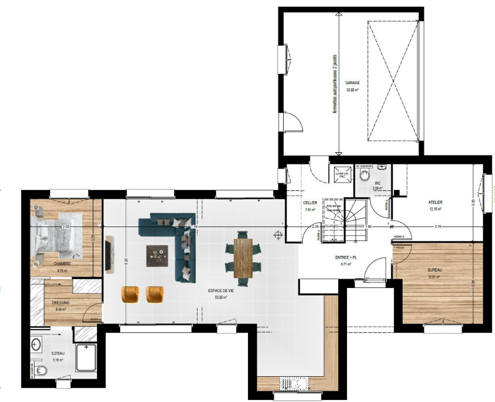 vente Maison - 5 pièce(s) - 152 m² Jarzé (49140)