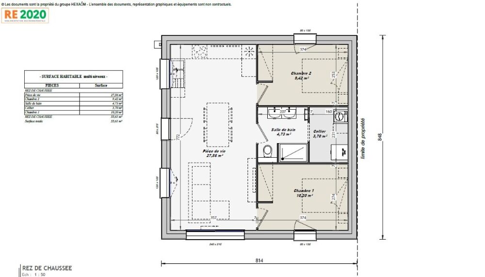 MAISON À CONSTRUIRE DE 55 M² PROCHE DE LA ROCHE-SUR-YON.....