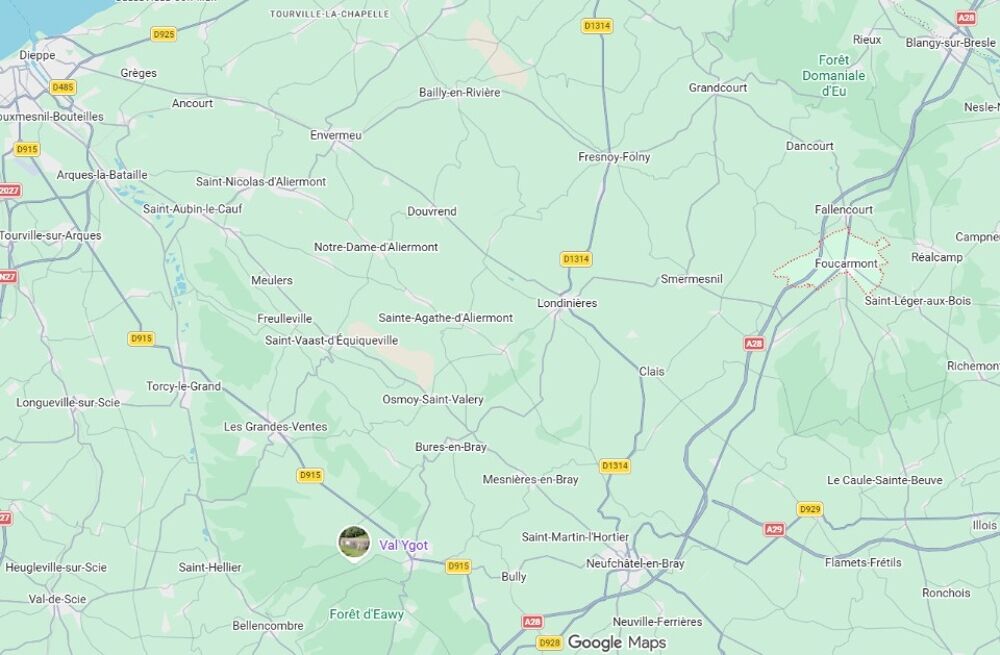vente Terrain - 894 m² Foucarmont (76340)