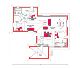  Maison � vendre 4 pi�ces 90 m�