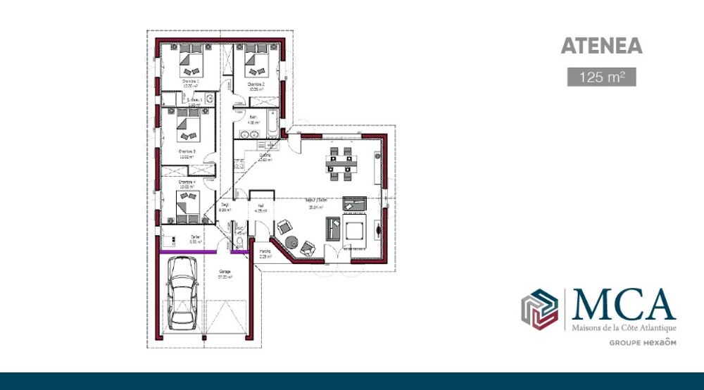 vente Maison - 4 pièce(s) - 100 m² Arbonne (64210)