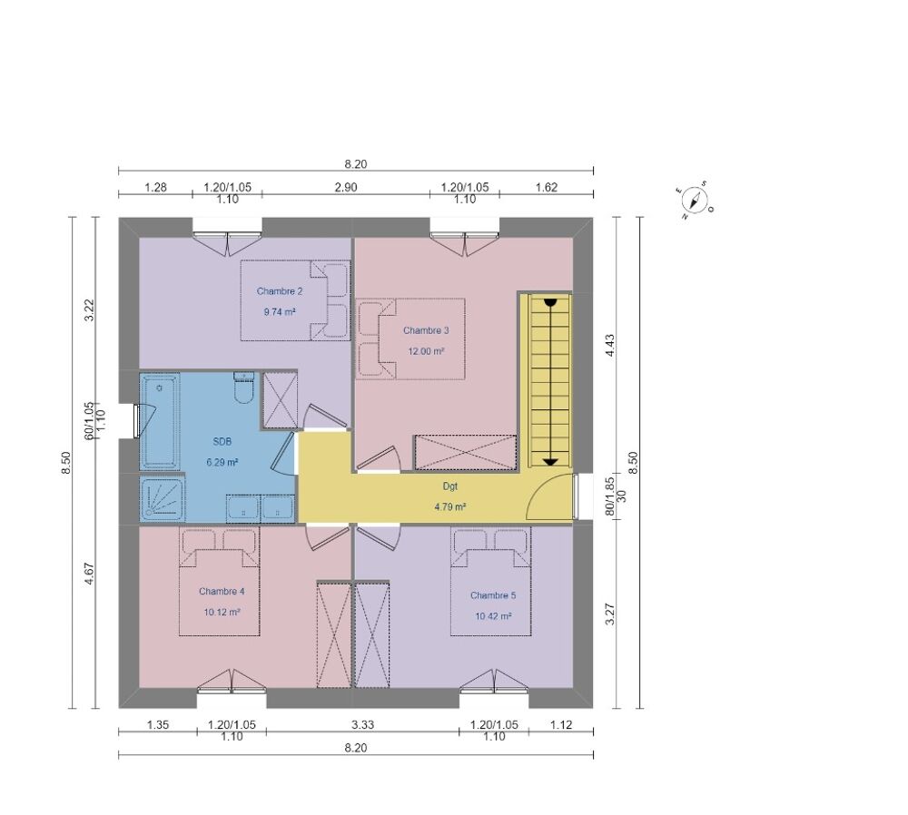 vente Maison - 4 pièce(s) - 110 m² Saint-Aubin-sur-Gaillon (27600)