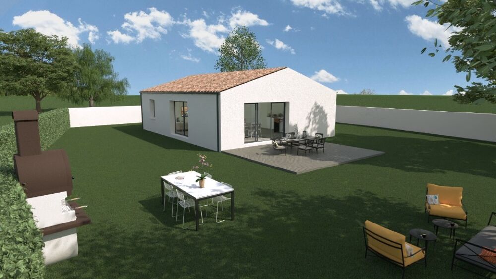 Maison neuve de 85 m² à construire à Saint-Christophe - ....