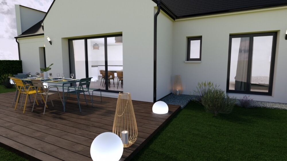 MAISON À CONSTRUIRE DE 105 M² À CERELLES, PROCHE DE TOUR....