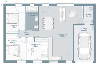  Maison à vendre 4 pièces 75 m²