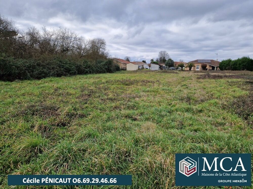 vente Terrain - 600 m² Hinx (40180)
