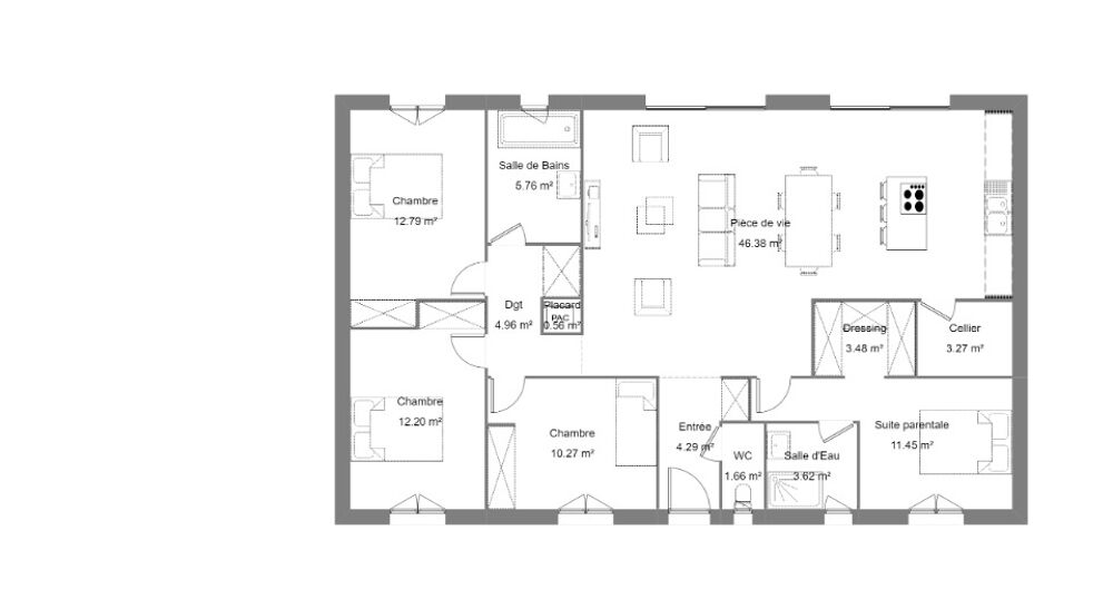 vente Maison - 5 pièce(s) - 120 m² Salernes (83690)