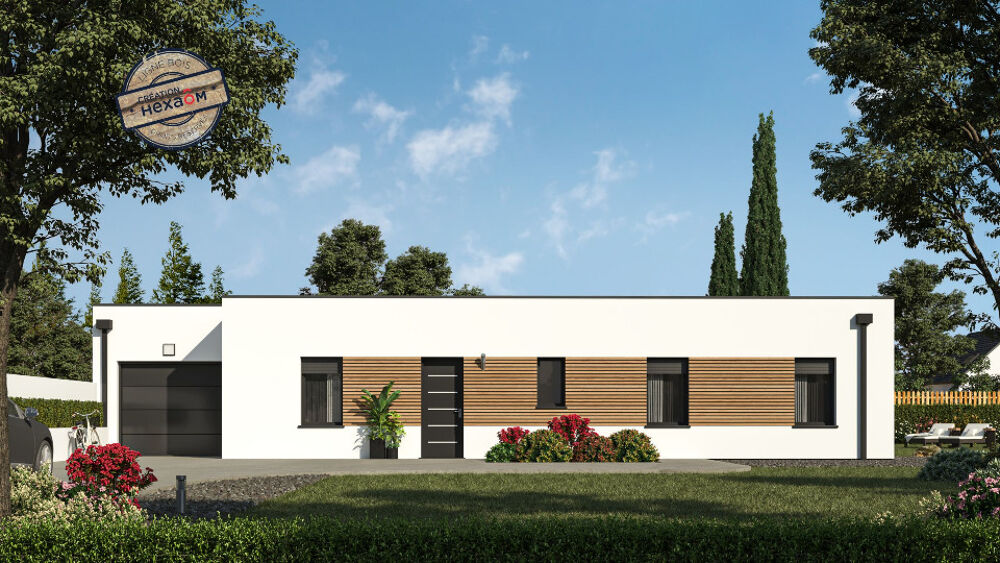 MAISON NEUVE EN OSSATURE BOIS À CONSTRUIRE - 120 m² - 3 ....