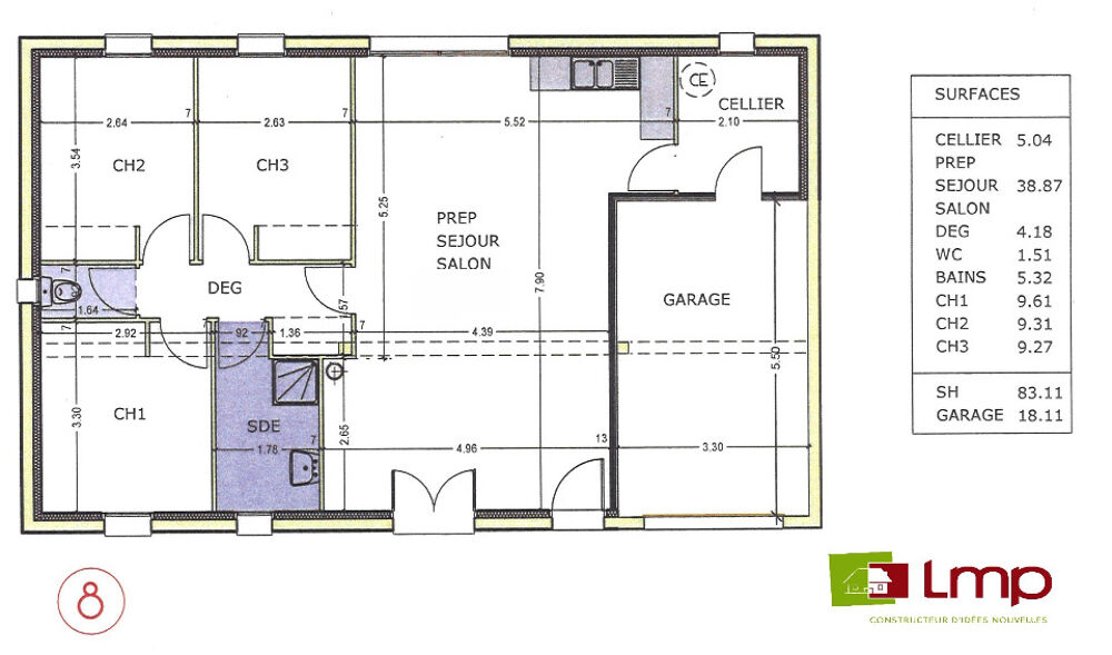 VENTE : maison F4 (83 m²) aux Brouzils Emplacement p....