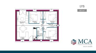  Maison  vendre 3 pices 50 m
