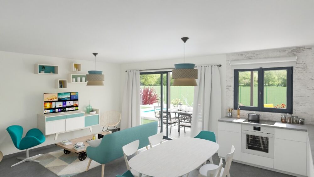 Maison F4 (85 m²) plus garage en vente à Salles-d'Aude<B....