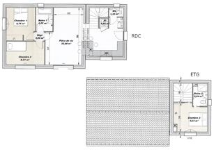  Maison � vendre 3 pi�ces 75 m�