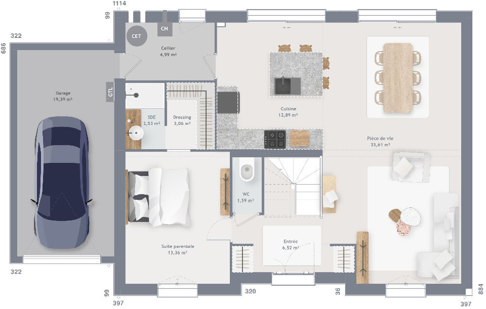 vente Maison - 8 pièce(s) - 155 m² Le Pecq (78230)