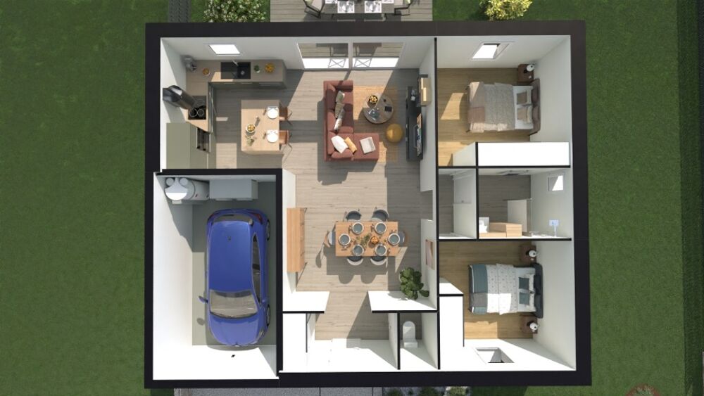 vente Maison - 2 pièce(s) - 66 m² Saint-Mars-de-Coutais (44680)