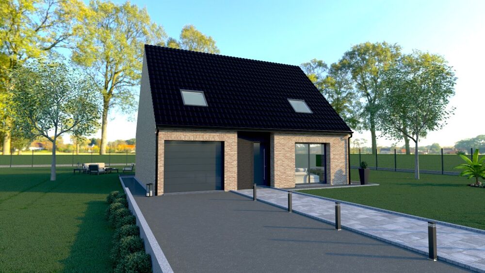 vente Maison - 4 pice(s) - 95 m Herzeele (59470)