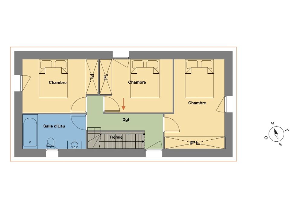 MAISON À CONSTRUIRE DE 85 M² IDÉALEMENT SITUÉE À PLEUMEL....