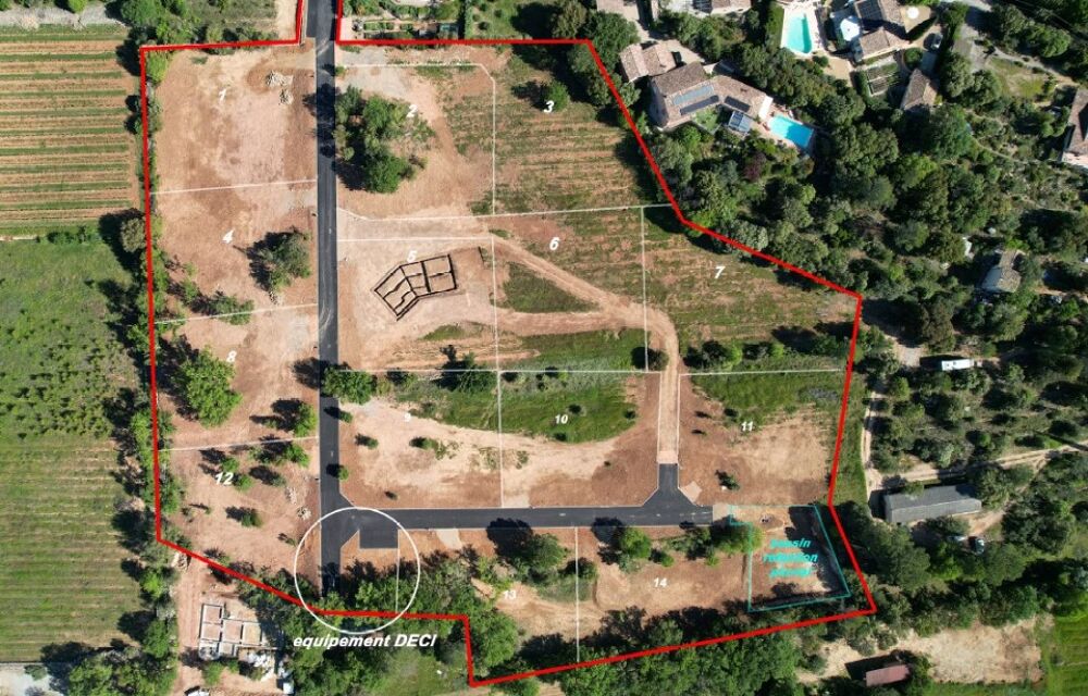vente Terrain - 1520 m² Carcès (83570)