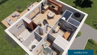  Maison 3 pi�ces 70 m� Villedoux