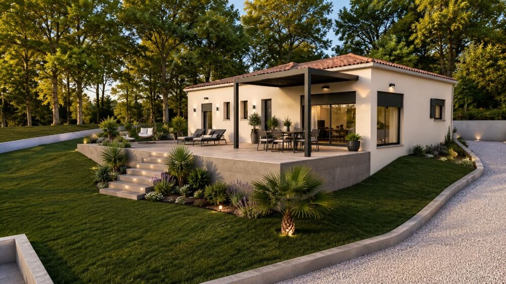 Maison neuve 100 M2 avec jardin sur la commune de MONTCH....