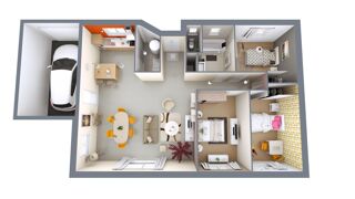 Maison  vendre 3 pices 65 m
