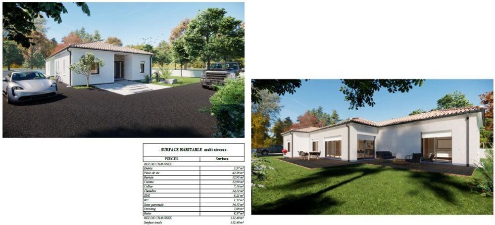 MAISON À CONSTRUIRE DE 132 M² IDÉALEMENT SITUÉE À BREM-S....