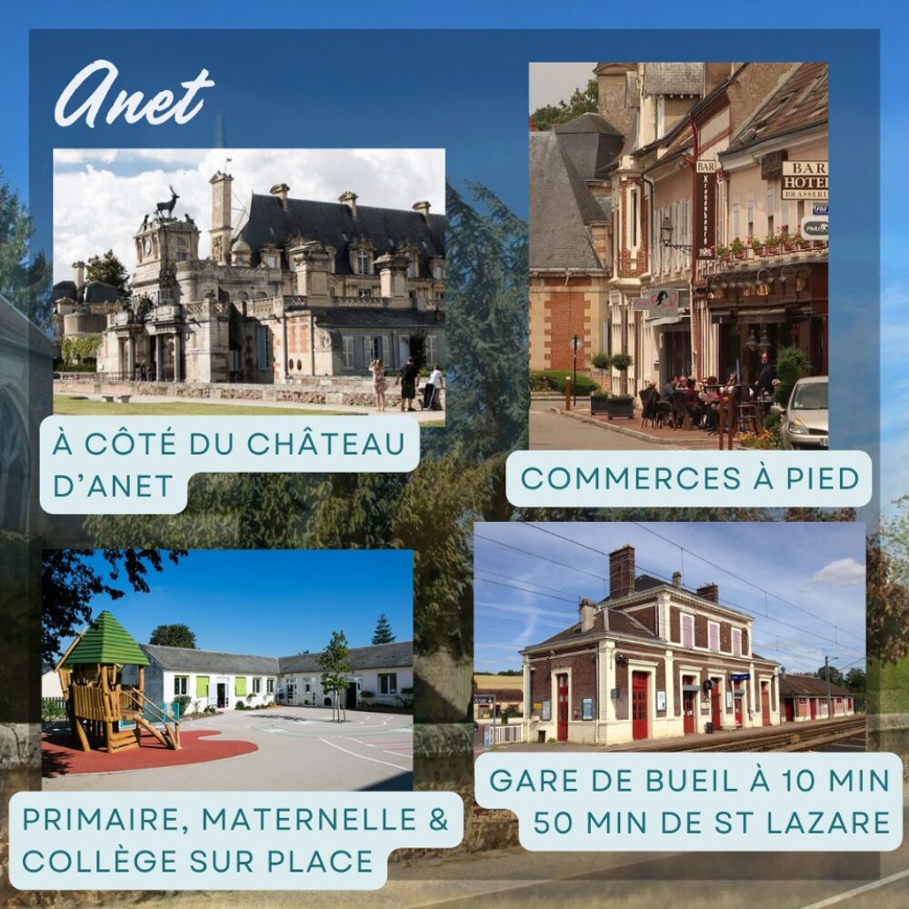 vente Terrain - 1010 m² Anet (28260)