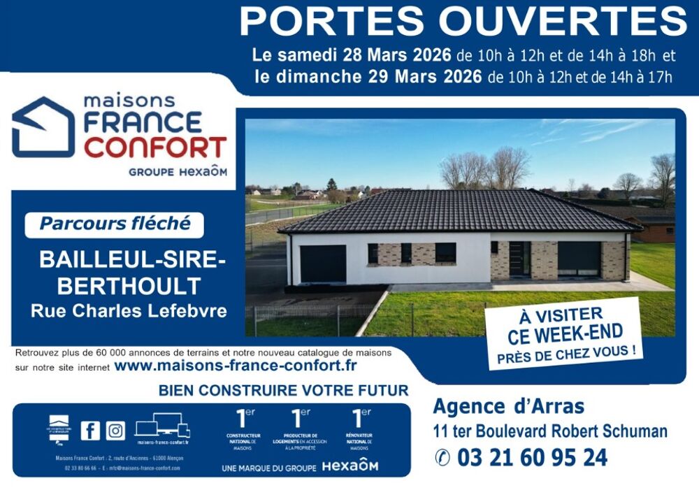 vente Terrain - 2000 m² Monchy-au-Bois (62111)