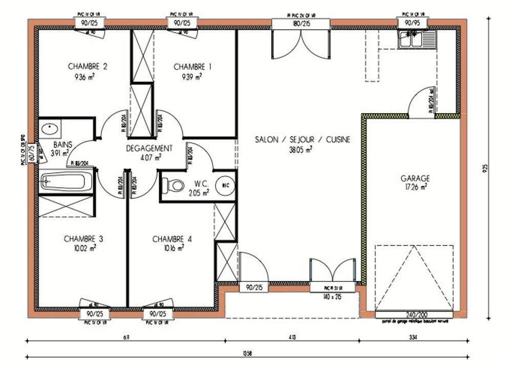 Maison de 5 pièces (87 m²) en vente à Coulans-sur-Gée<BR....