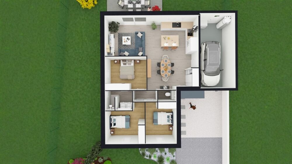 vente Maison - 4 pièce(s) - 80 m² Saint-Mars-de-Coutais (44680)